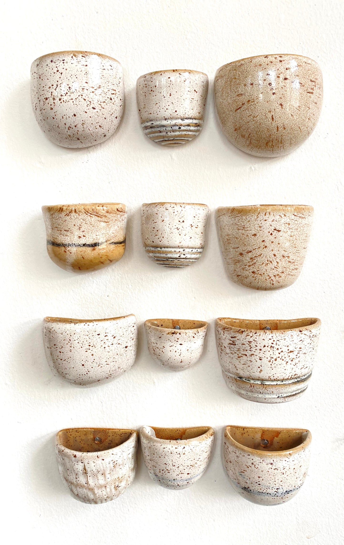 Succulent Clay Wall Pockets