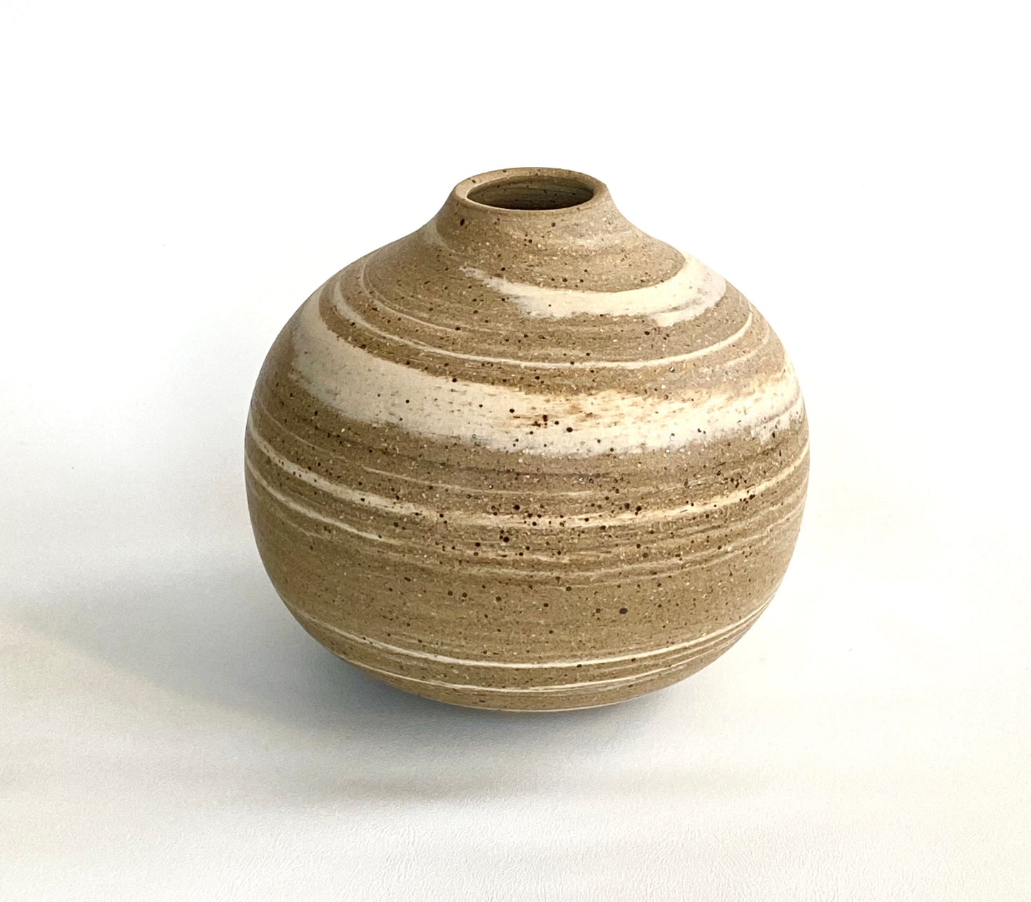 EARTH LINES: Marbled Clay Vase No20