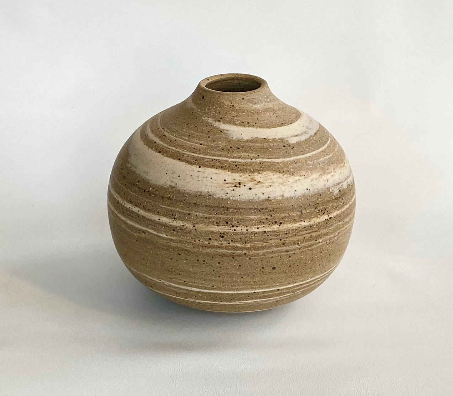 EARTH LINES: Marbled Clay Vase No20