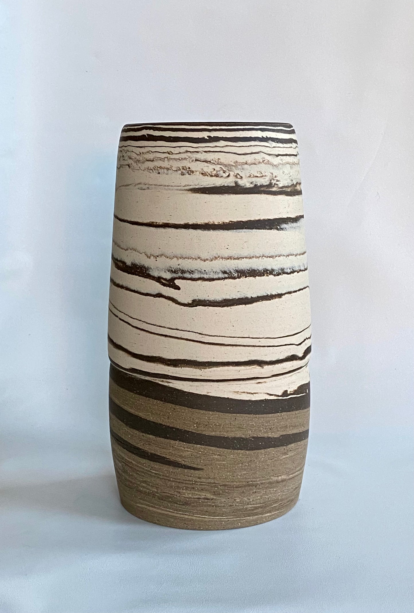 EARTH LINES: Marbled Clay Vase No2