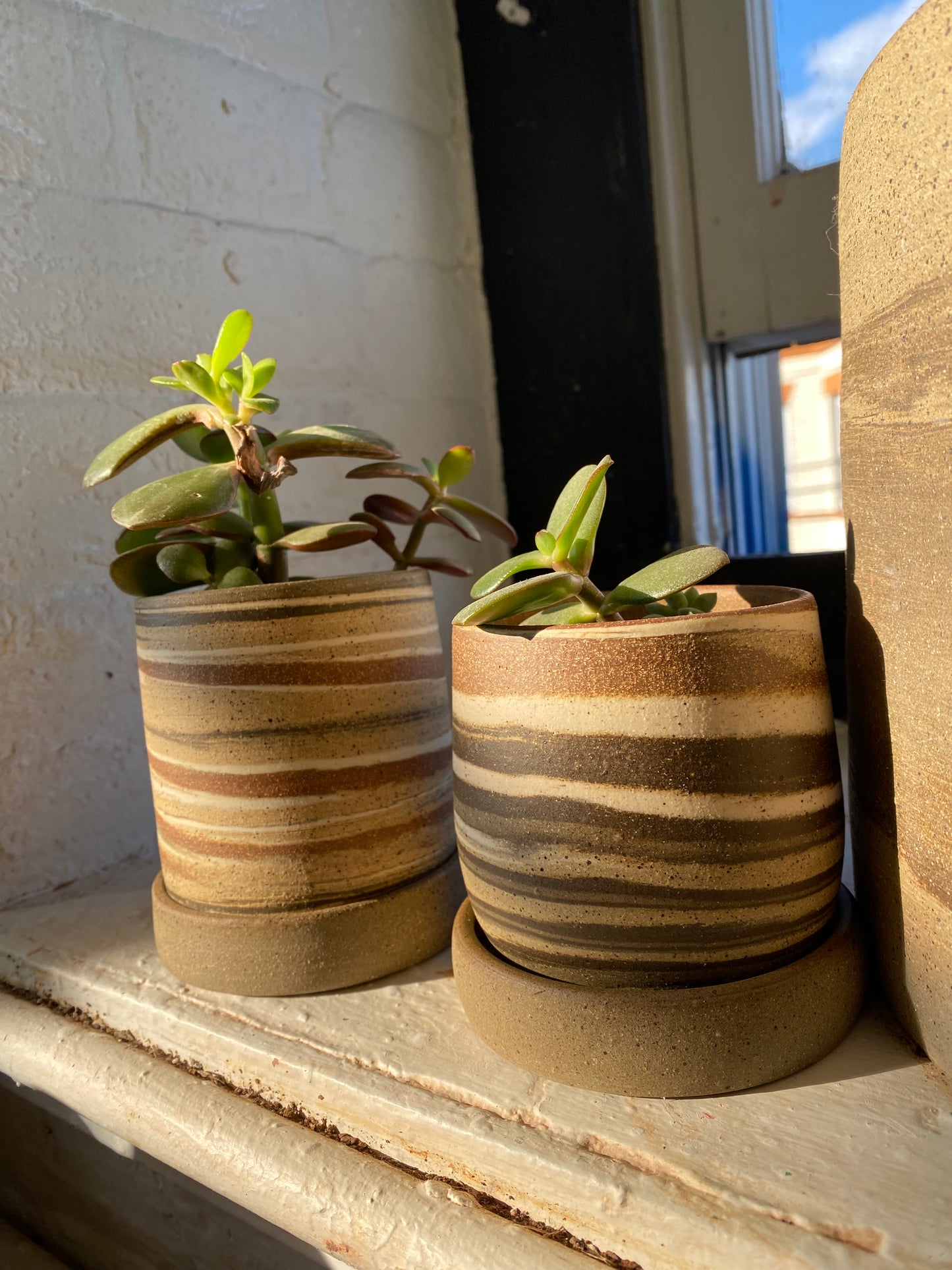EARTH LINES: Marbled Clay Planters