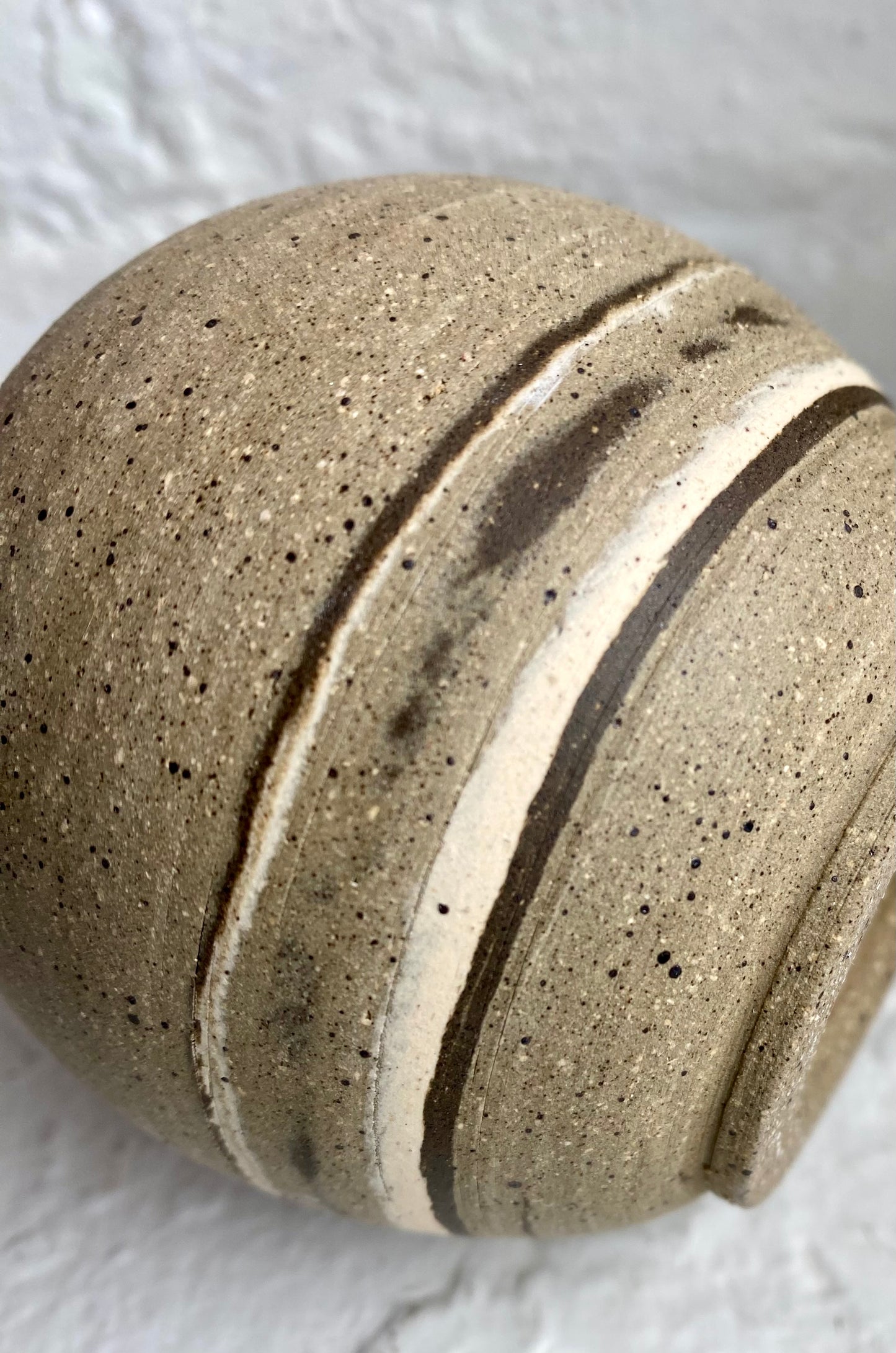 EARTH LINES: Marbled Clay Vase No23
