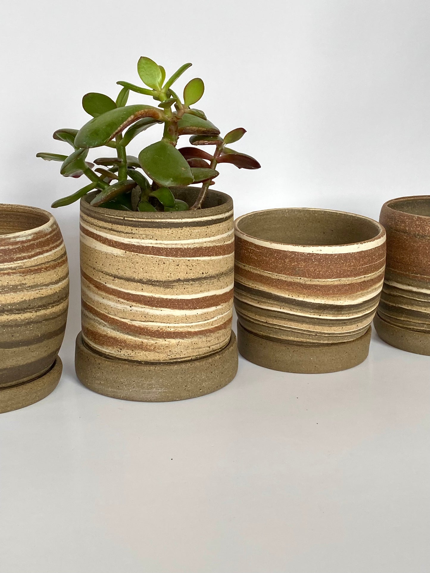 EARTH LINES: Marbled Clay Planters