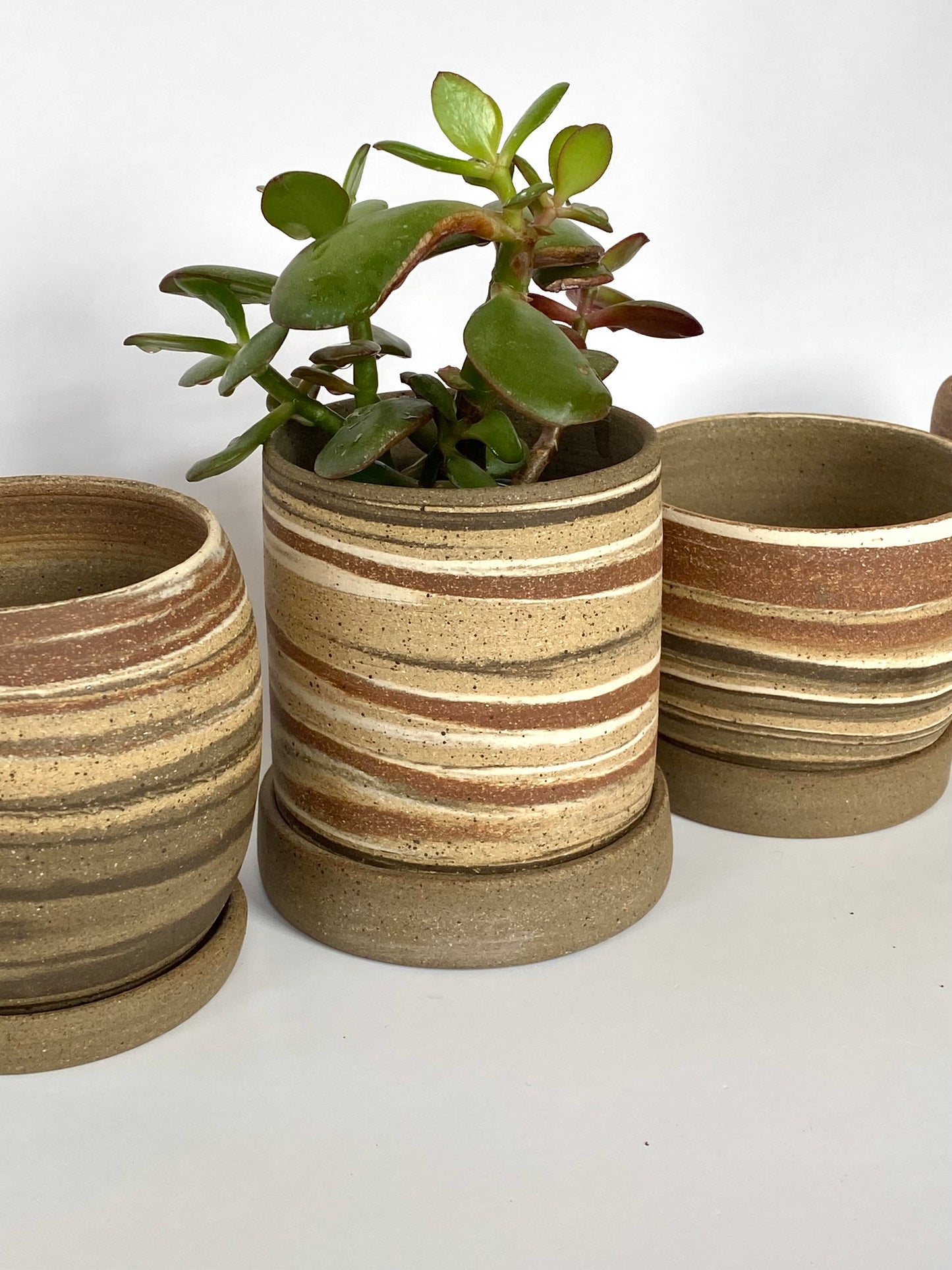 EARTH LINES: Marbled Clay Planters