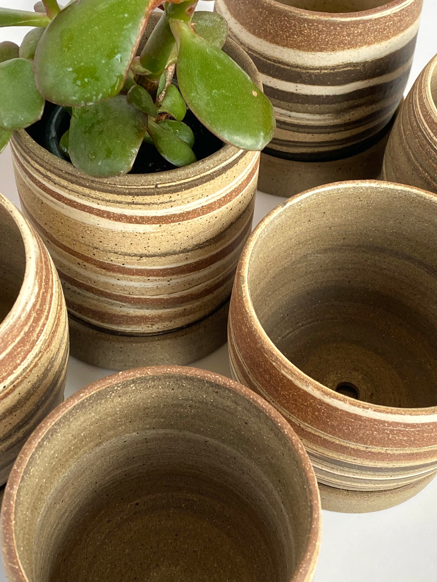 EARTH LINES: Marbled Clay Planters