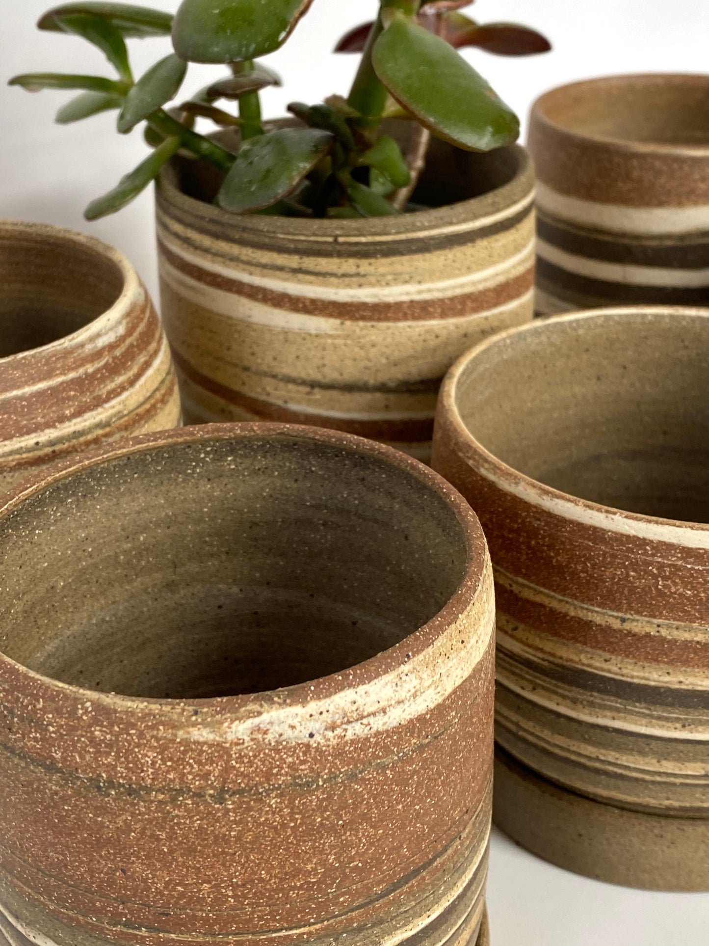 EARTH LINES: Marbled Clay Planters
