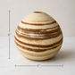 EARTH LINES: Marbled Clay Vase No26