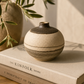 EARTH LINES: Marbled Clay Vase No18