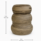 EARTH LINES: Marbled Clay Vase No7