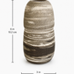 EARTH LINES: Marbled Clay Vase No12