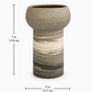 EARTH LINES: Marbled Clay Vase No10
