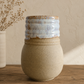EARTH LINES: Tan Clay Vase No5