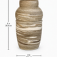 EARTH LINES: Marbled Clay Vase No6