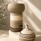 EARTH LINES: Marbled Clay Vase No10