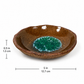 Melted Glass Trinket Plate Set
