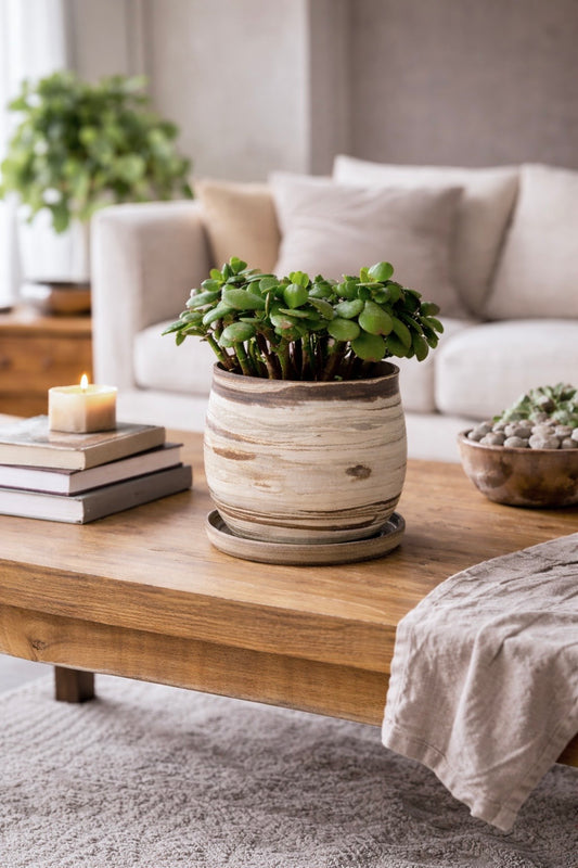 EARTH LINES: Clay Planter for Elisabeth