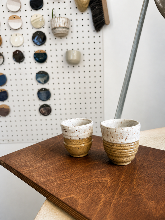 Sand & Cream Mini Cups