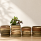EARTH LINES: Marbled Clay Planters