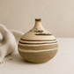 EARTH LINES: Marbled Clay Vase No17