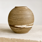 EARTH LINES: Marbled Clay Vase No23
