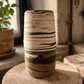 EARTH LINES: Marbled Clay Vase No2