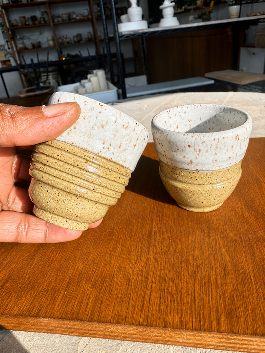 Sand & Cream Mini Cups