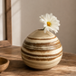 EARTH LINES: Marbled Clay Vase No26