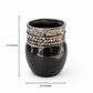 Black Speckled Stoneware Cups