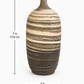 EARTH LINES: Marbled Clay Vase No14
