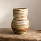 EARTH LINES: Marbled Clay Vase No25