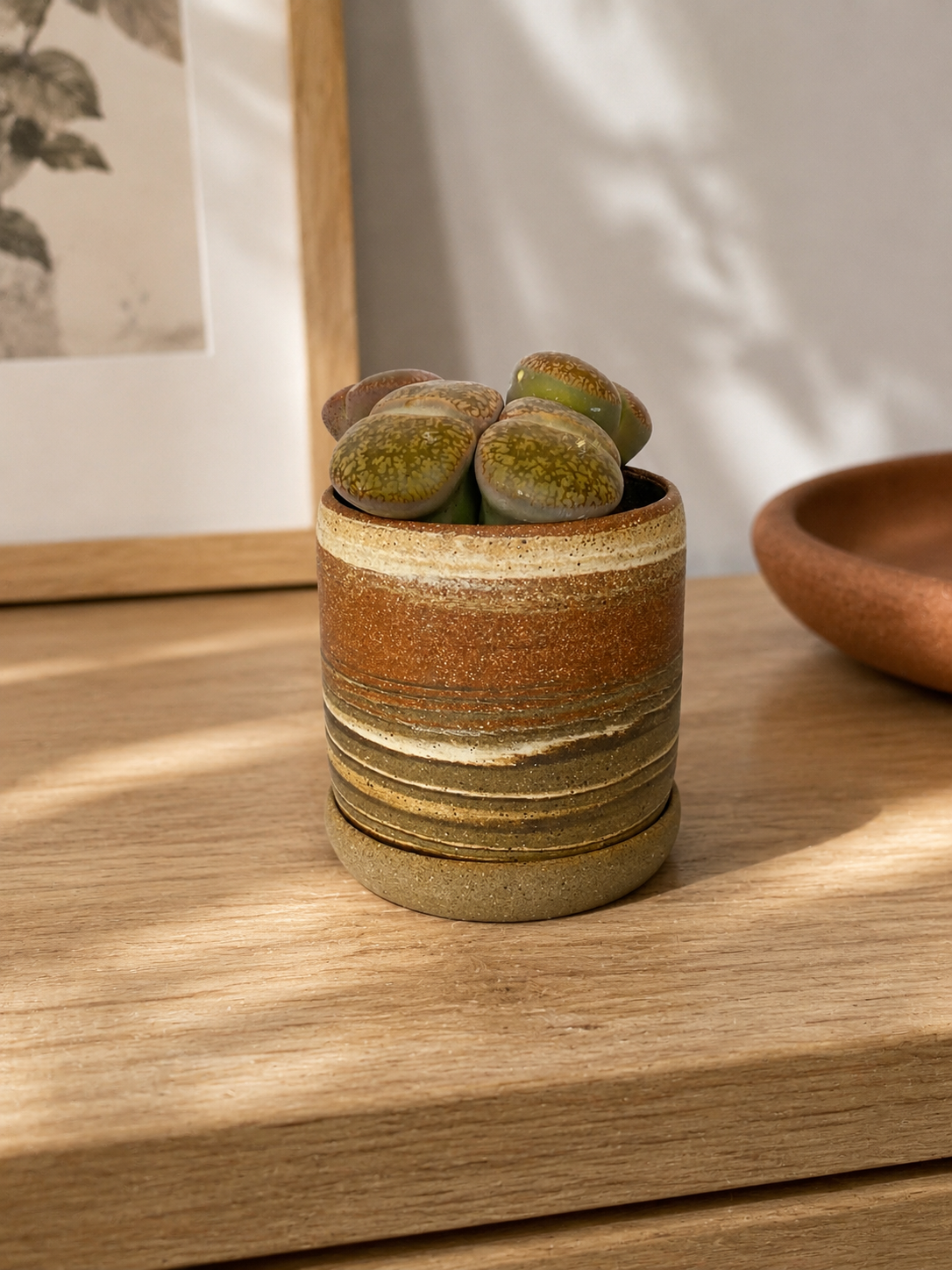 EARTH LINES: Marbled Clay Planters