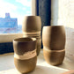 EARTH LINES: Set of Marbled Clay Vases