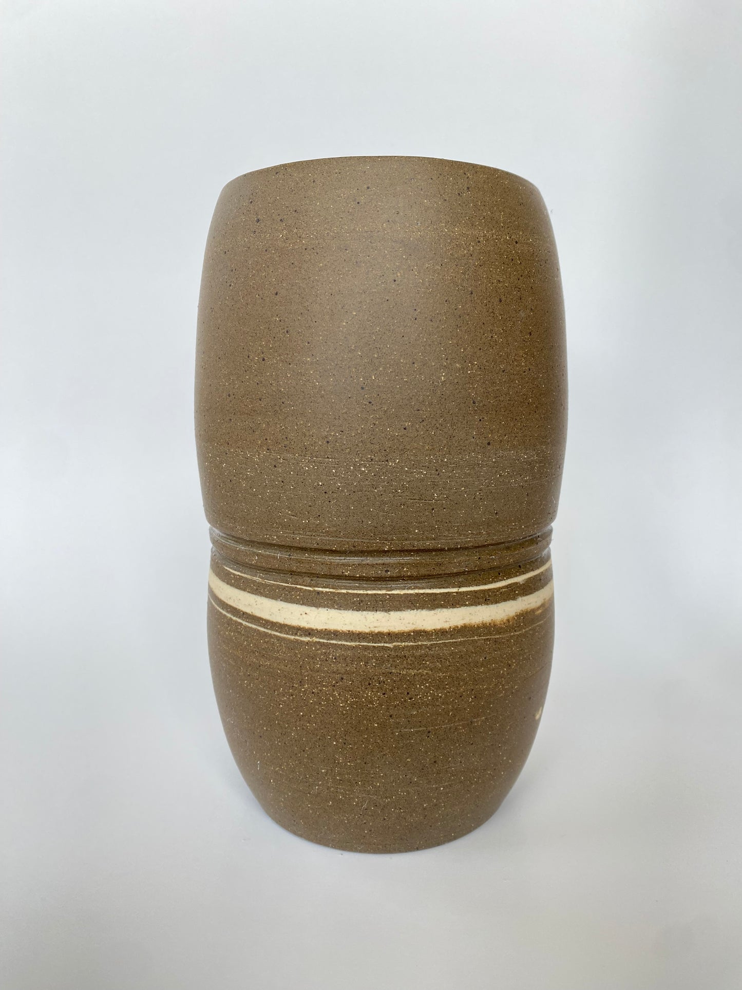 EARTH LINES: Set of Marbled Clay Vases