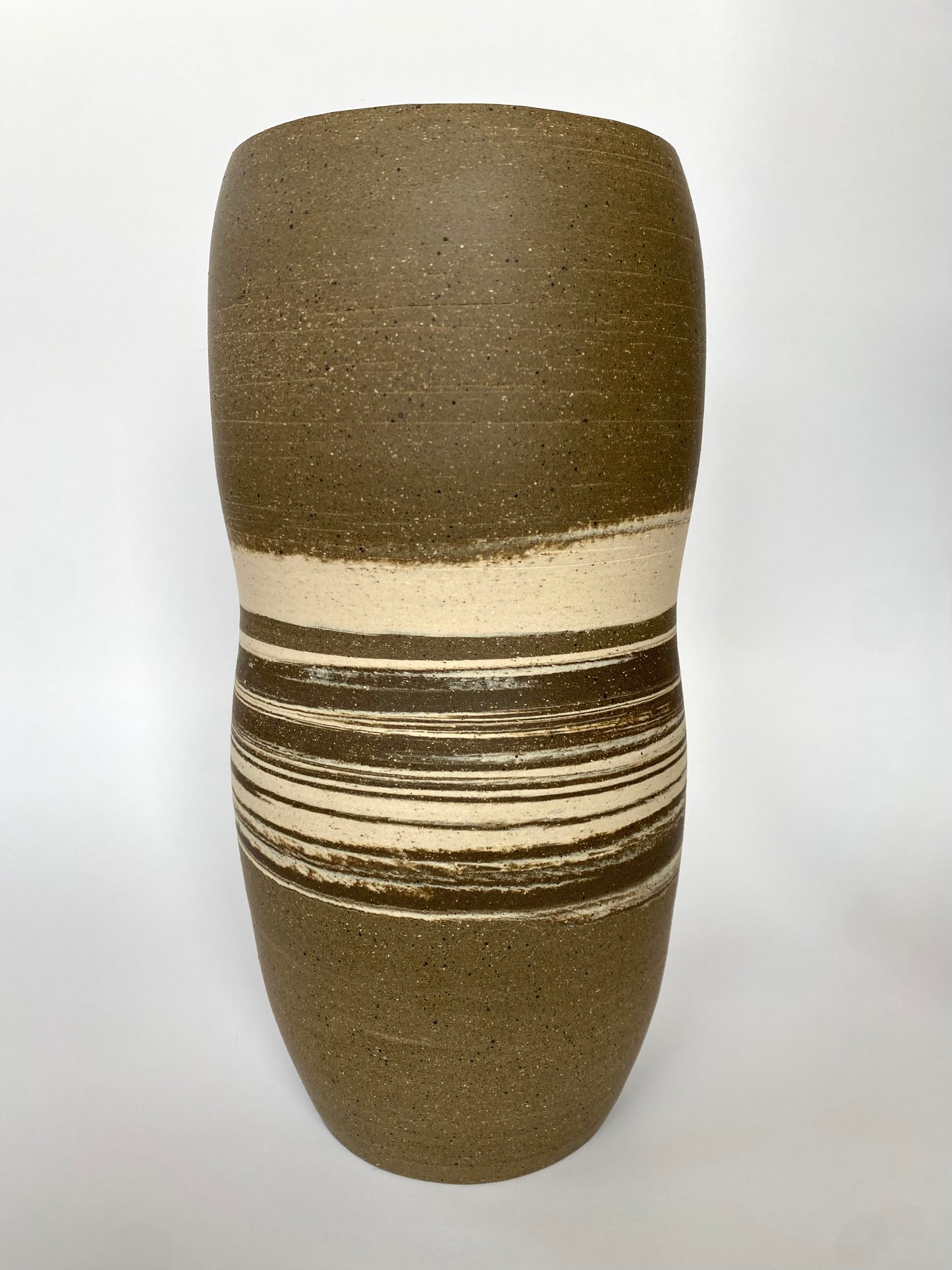EARTH LINES: Set of Marbled Clay Vases