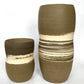 EARTH LINES: Set of Marbled Clay Vases