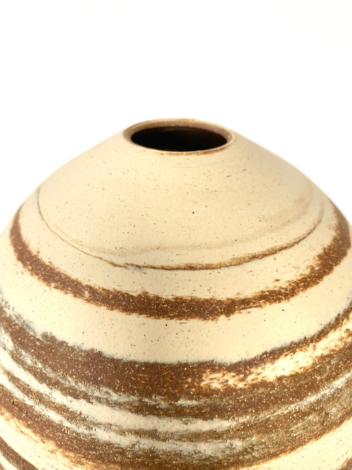 EARTH LINES: Marbled Clay Vase No26