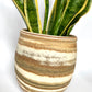 EARTH LINES: Marbled Clay Plant Holder No2