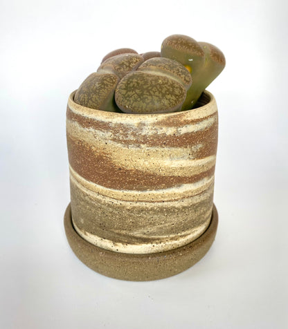 EARTH LINES: Marbled Clay Planters