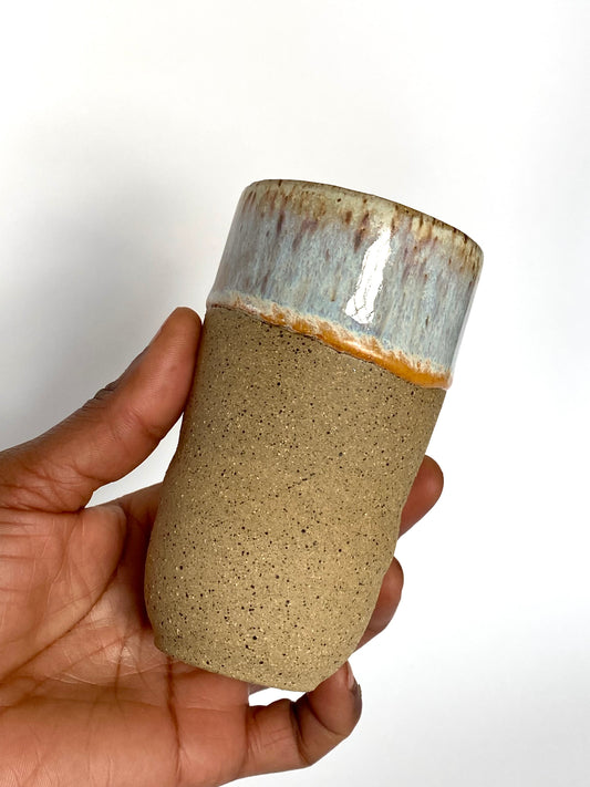 EARTH LINES: Creme Clay Tumbler