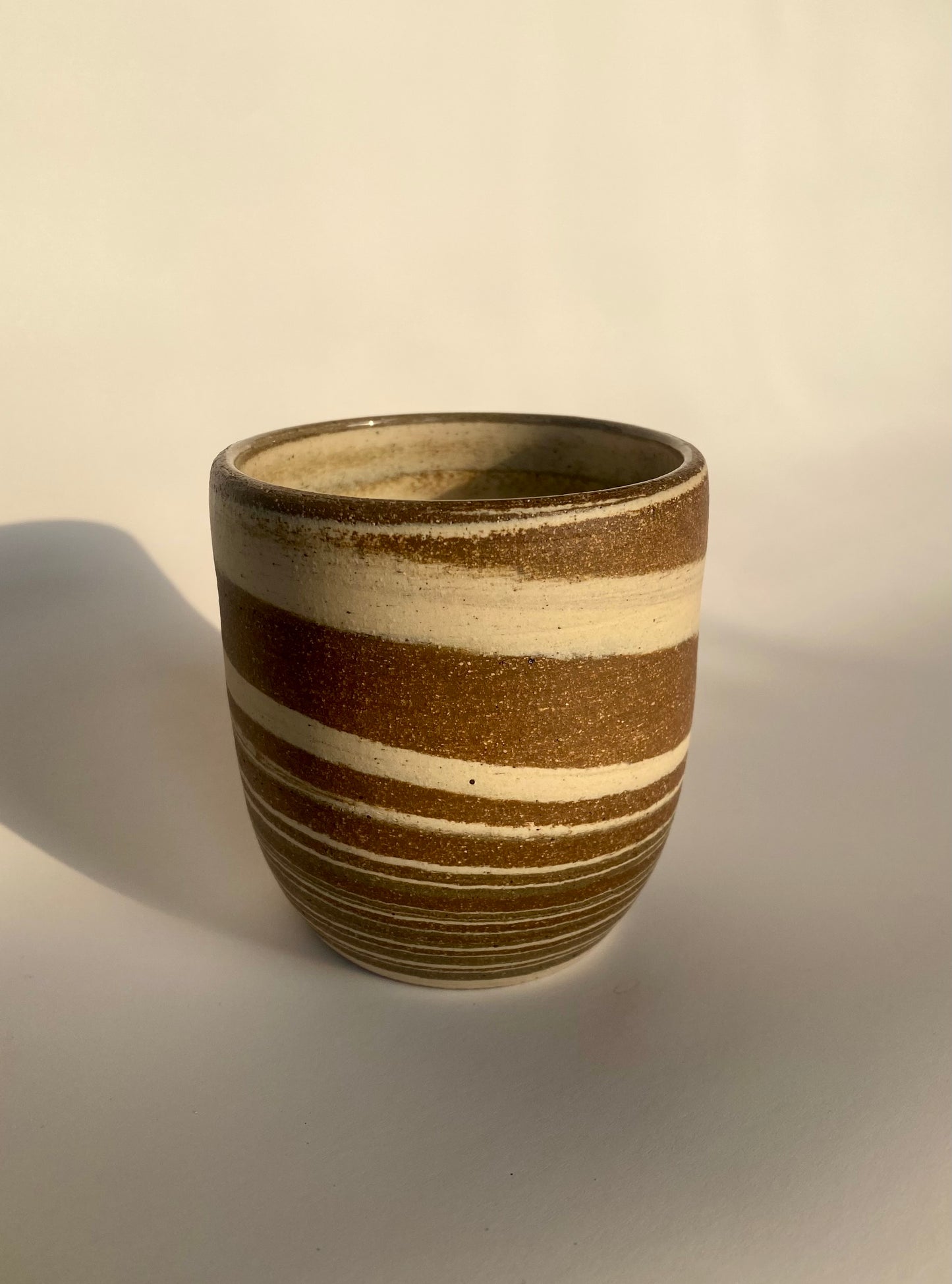 EARTH LINES: Marbled clay tumblers